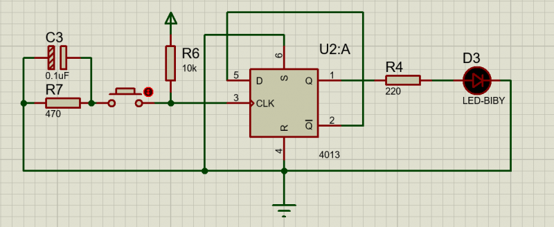 MẠCH ĐẢO TRẠNG THÁI DÙNG IC4013