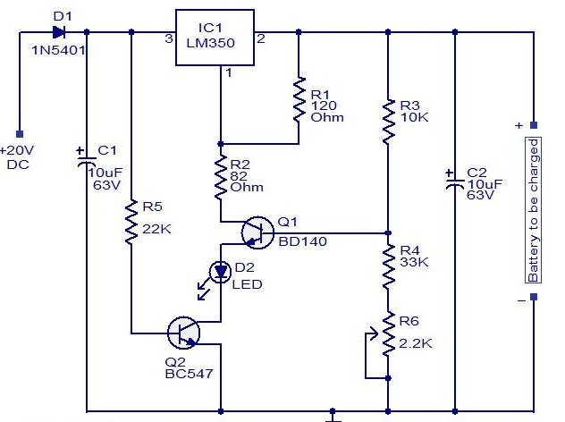 BỘ SẠC PIN SỬ DỤNG LM350