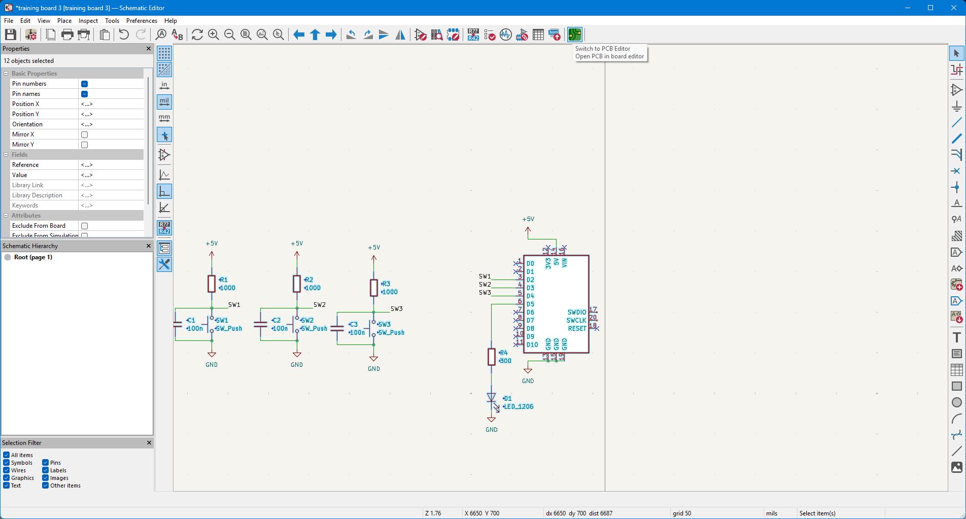 Cách tạo Schematic KiCad: Hướng dẫn vẽ sơ đồ nguyên lý từ A-Z